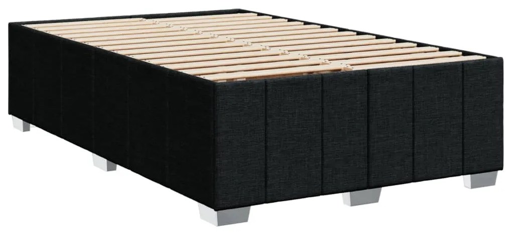 ΚΡΕΒΑΤΙ BOXSPRING ΜΕ ΣΤΡΩΜΑ ΜΑΥΡΟ 120X190 ΕΚ. ΥΦΑΣΜΑΤΙΝΟ 3289323