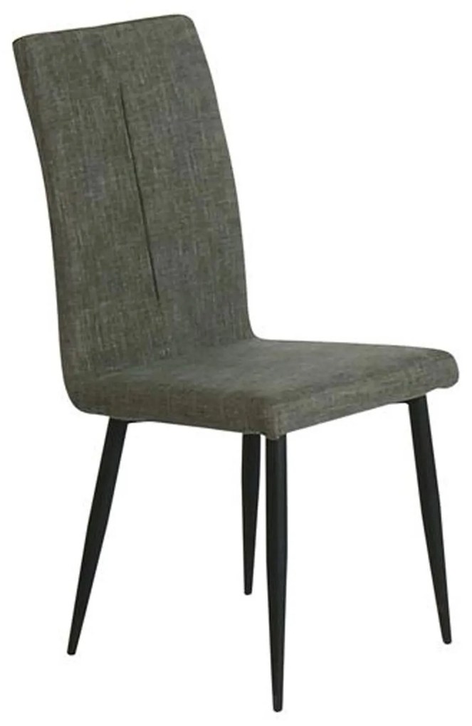 Καρέκλα Mina ΕΜ761,2 Brown 43x48x97 cm Σετ 6τμχ Metal, Fabric