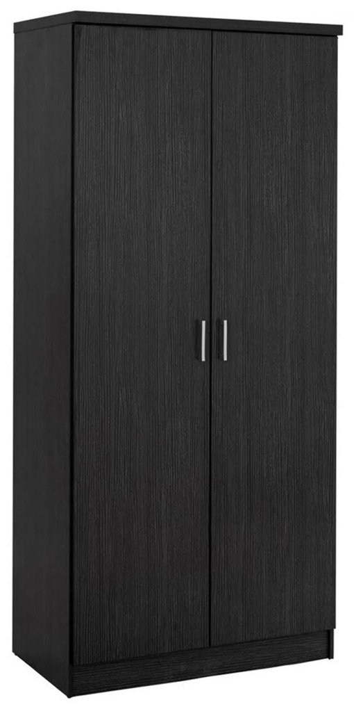 Ντουλάπα JENNA Δίφυλλη Ανοιγόμενη Zebrano 80x43x181 εκ. 80x43x181 εκ.