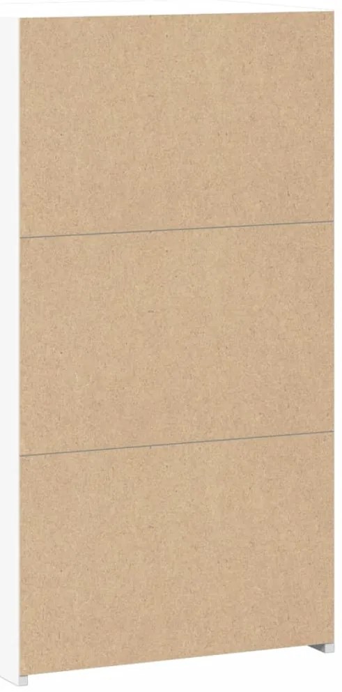 vidaXL Συρταριέρα Λευκή 50x41x93 εκ. από Επεξεργασμένο Ξύλο