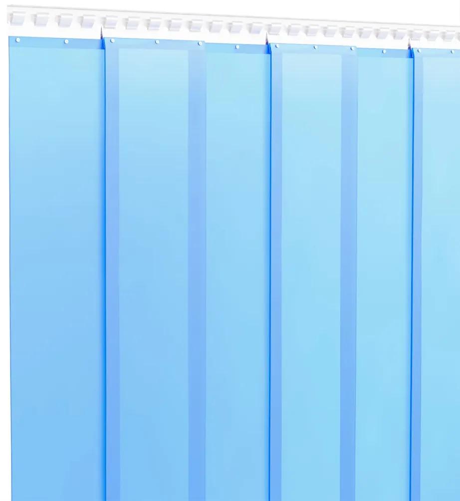 vidaXL Λωριδοκουρτίνα Μπλε 10 μ. 200 χιλ. x 1,6 χιλ. από PVC