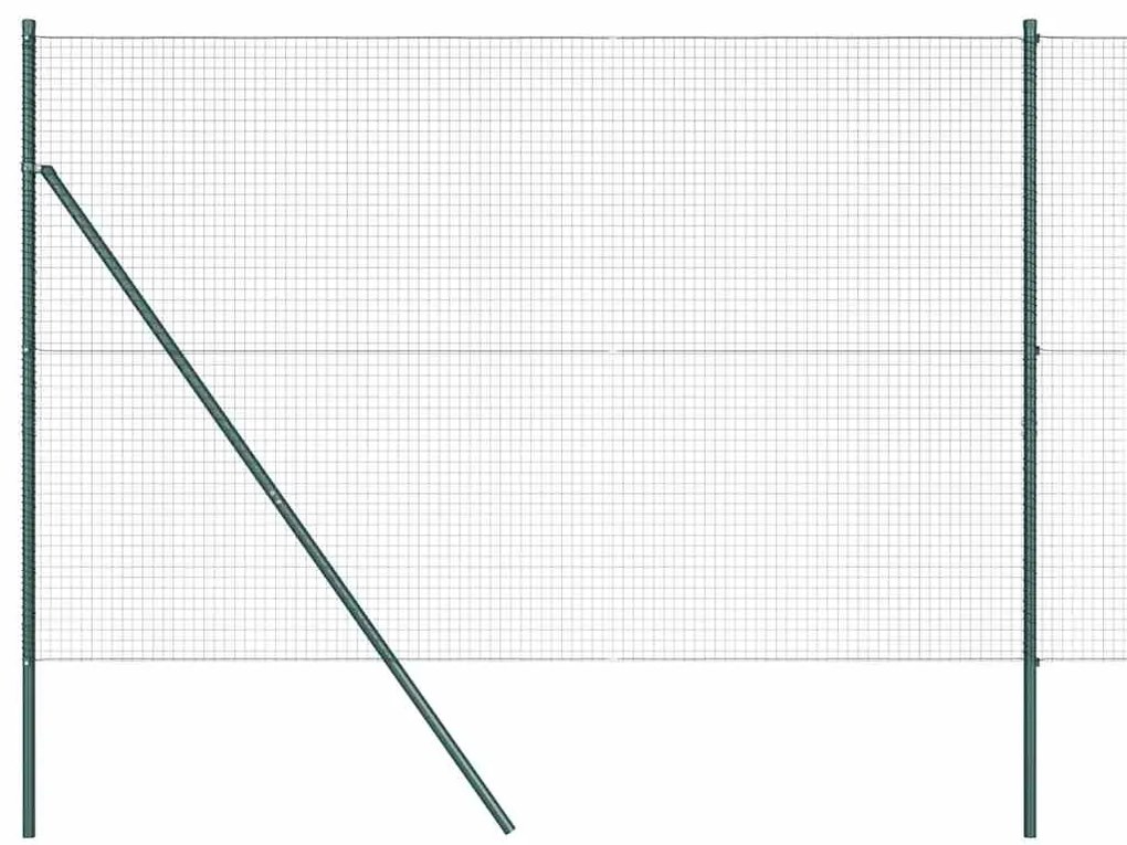 vidaXL Στύλος Περιφράξεων Πράσινο 25 x 1,5 m (25 x 25 mm πλέγμα)