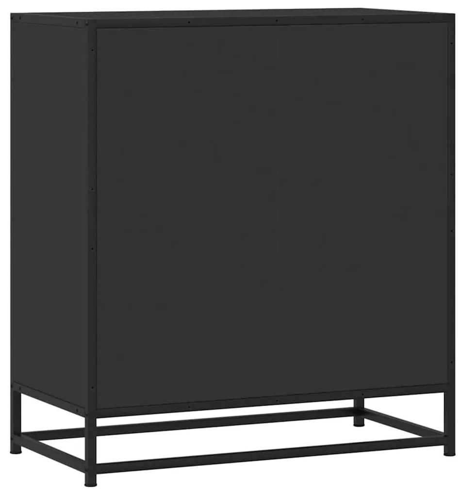 vidaXL Συρταριέρα Μαύρο 68x35x76 cm Κατασκευασμένο ξύλο