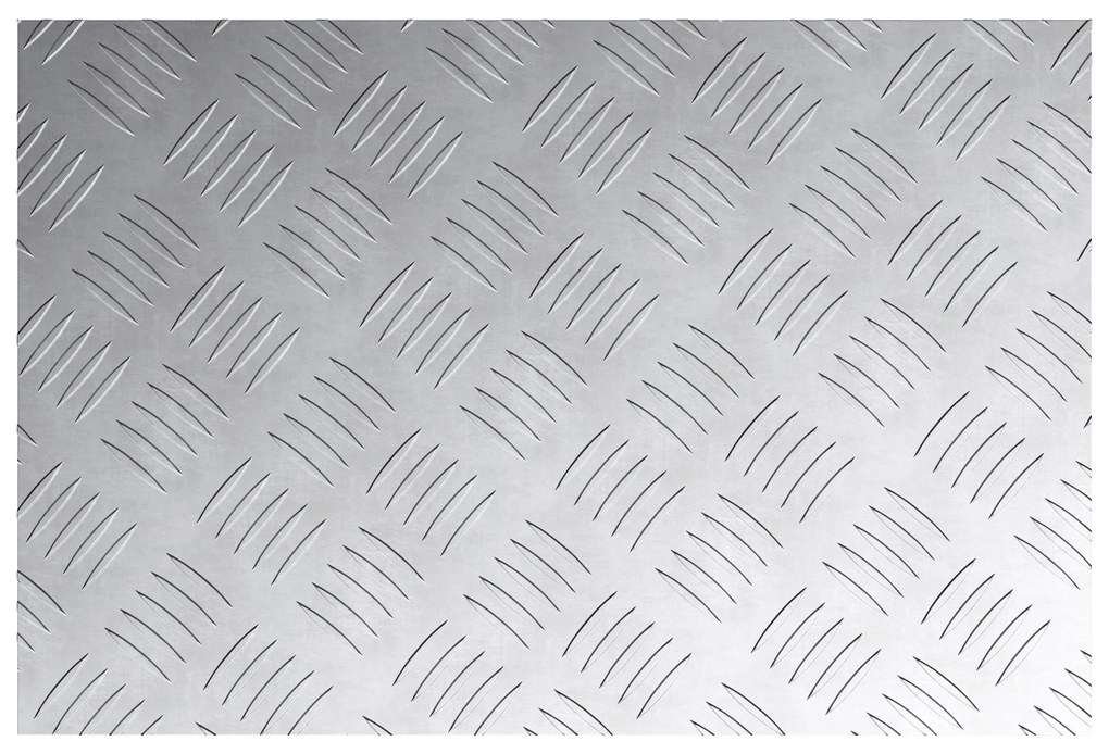 vidaXL Επιφάνειες Καρό 2 pcs Ασημί 60 x 40 cm Αλουμίνιο