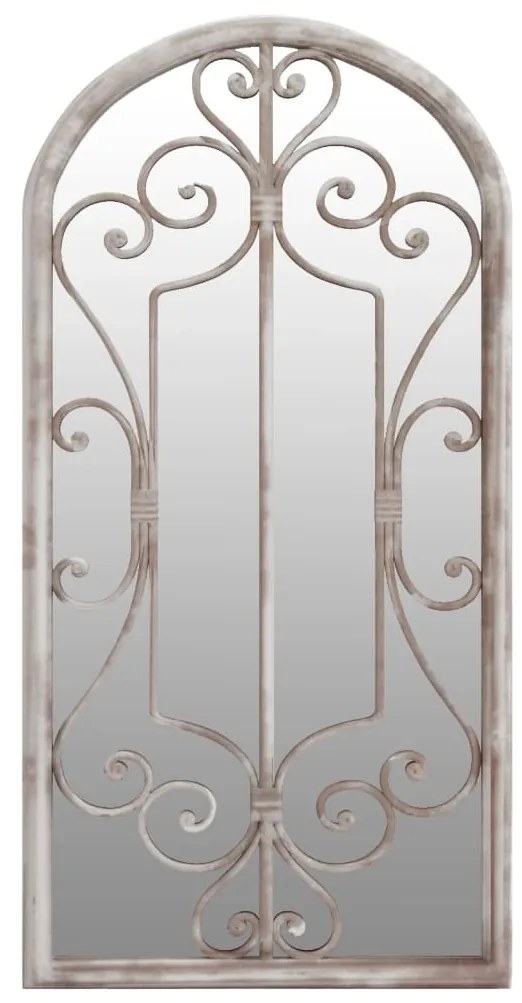 vidaXL Καθρέφτης για Εσ. Χώρους Λευκό της Άμμου 70 x 30 εκ. από Σίδερο