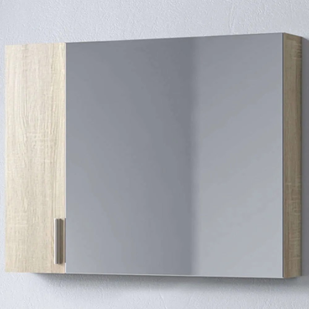 Καθρέπτης Μπάνιου Με Ντουλάπι Siena 3MSI090SN0W 87,5x14x65cm Sonoma Μελαμίνη