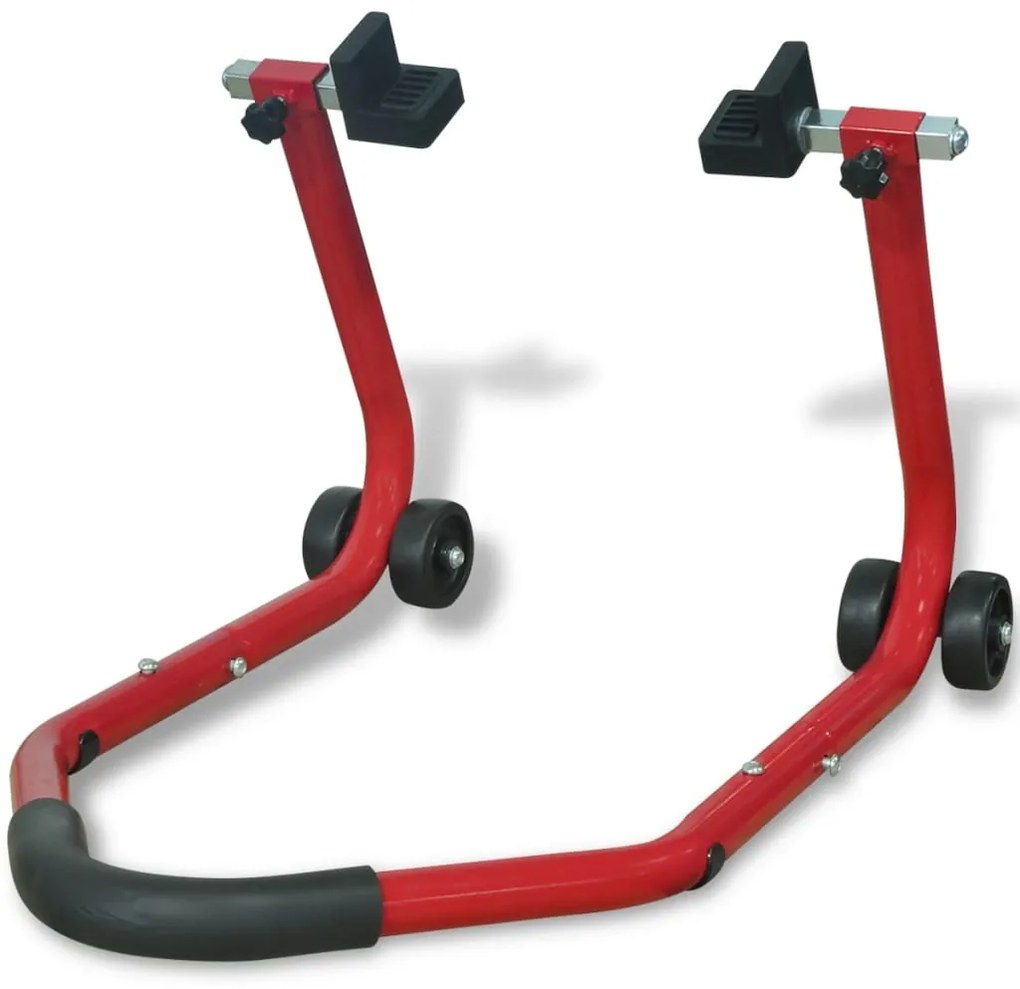 vidaXL Paddock Stand Πίσω Τροχού Μοτοσυκλέτας Κόκκινο