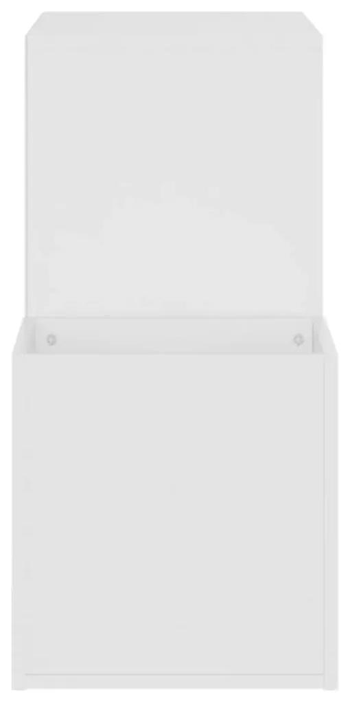 vidaXL Παπουτσοθήκη Χολ Λευκή 105 x 35,5 x 70 εκ. από Μοριοσανίδα