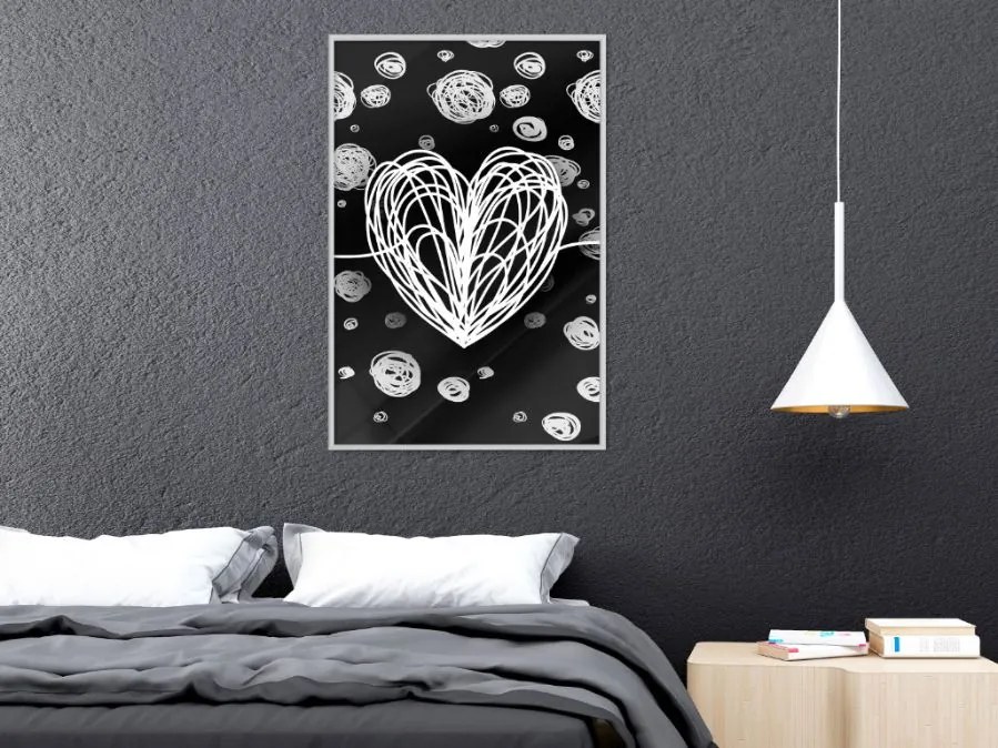 Αφίσα - Entangled Heart - 20x30 - Χρυσό - Χωρίς πασπαρτού