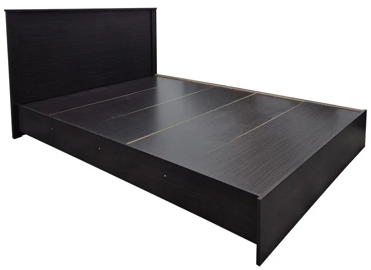 Κρεβάτι Athos pakoworld σε wenge απόχρωση 140x200εκ