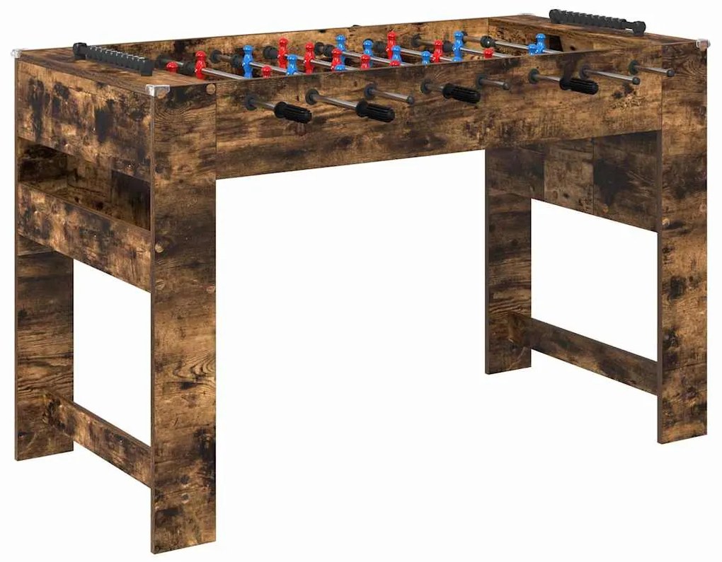 vidaXL Τραπέζι Φουτμπολ Καπνιστό Δρύς 125 x 60,5 x 80 εκ.