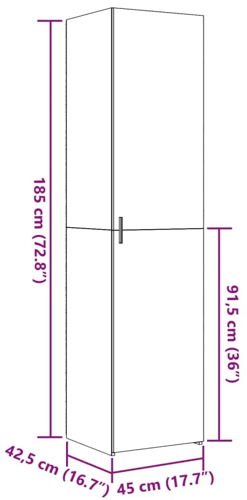 ΝΤΟΥΛΑΠΙ ΜΑΥΡΟ 45X42,5X185 ΕΚ. ΑΠΟ ΕΠΕΞΕΡΓΑΣΜΕΝΟ ΞΥΛΟ 3281407