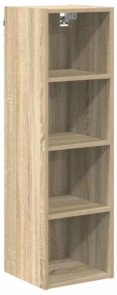 vidaXL Κρεμαστό ντουλάπι Riga Δρύς Sonoma 30 x 29,5 x 100 εκ.