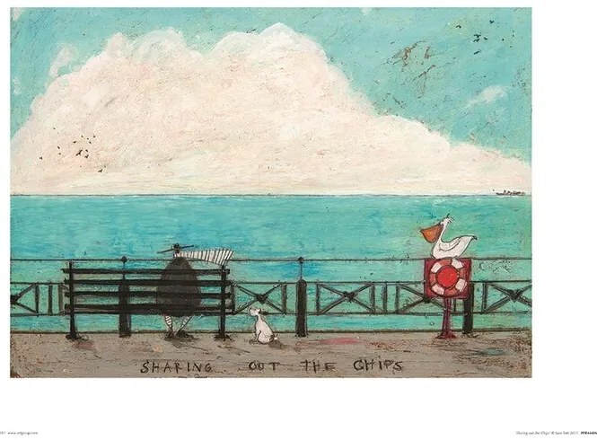 Εκτύπωση τέχνης Sam Toft - Sharing Out the Chips