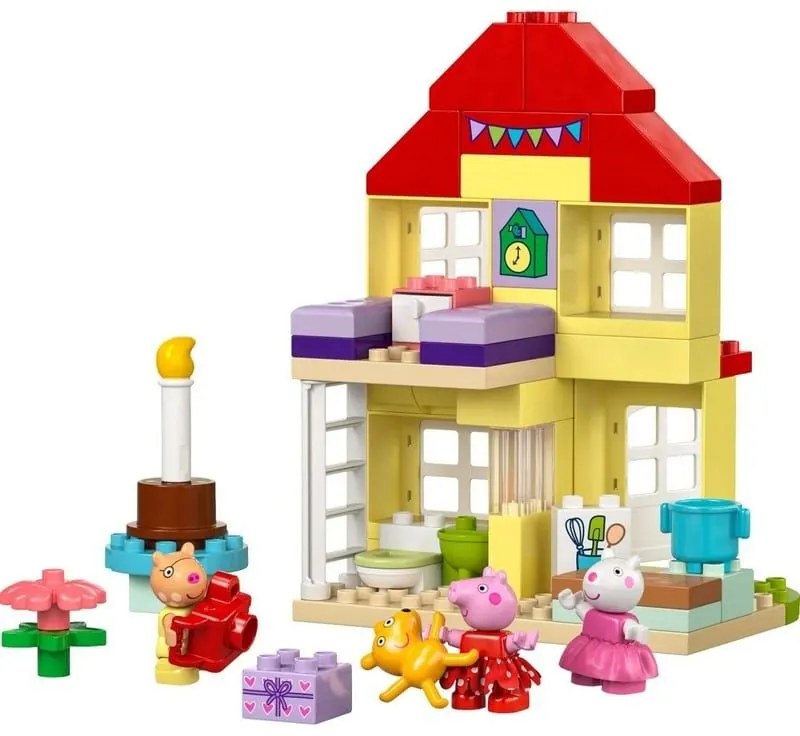 Duplo®: Το Σπίτι Γενεθλίων Της Peppa (10433) 2 Ετών+ 59 Κομμάτια Multi Lego