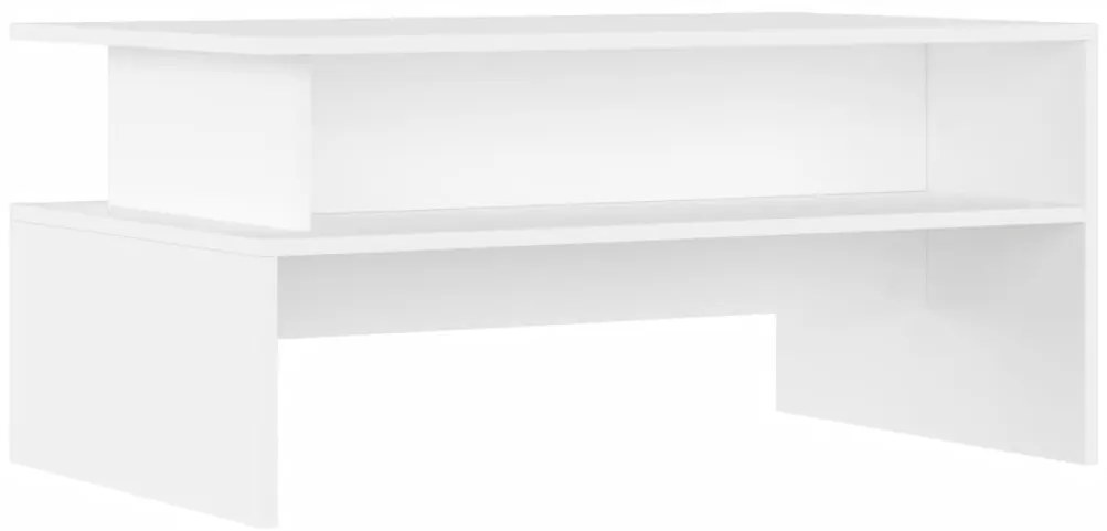 vidaXL Τραπεζάκι Σαλονιού Λευκό 90 x 55 x 42,5 εκ. Επεξεργασμένο Ξύλο