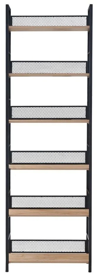 Βιβλιοθήκη Nest 28-0313 60x28x187 Natural-Black