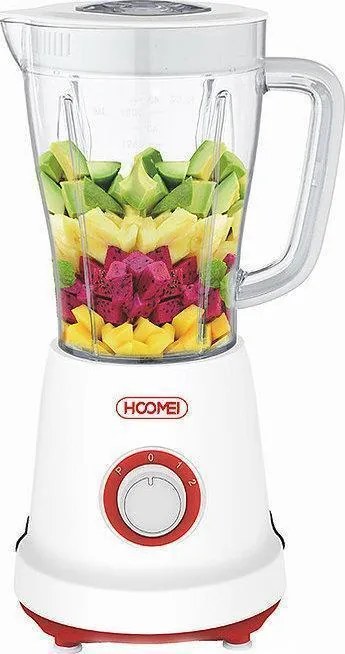 Hoomei HM-6725R Μπλέντερ 1.5lt 500W Κόκκινο