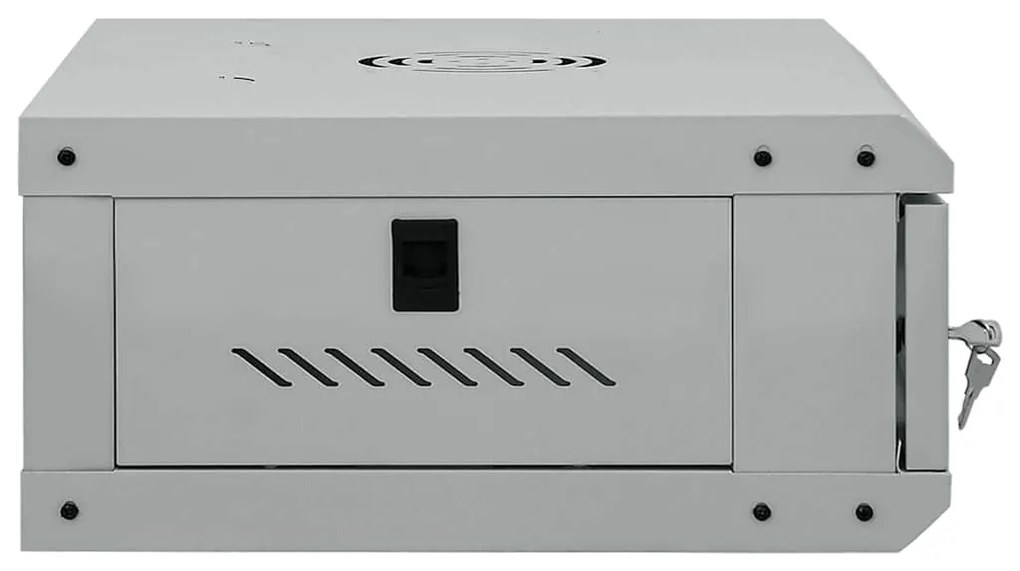 vidaXL Ντουλάπα δικτύου με αποθήκευση Γκρι 53 x 35 x 21 εκ Ατσάλι