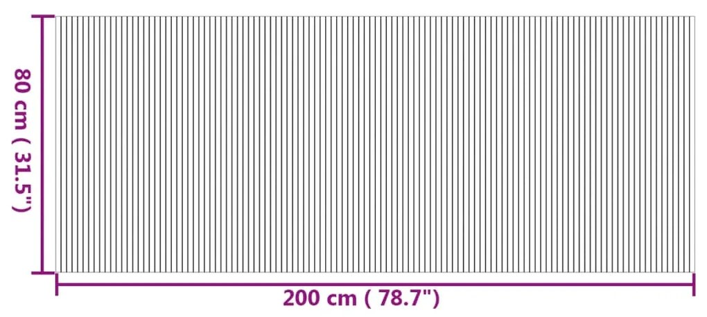 ΧΑΛΙ ΟΡΘΟΓΩΝΙΟ ΦΥΣΙΚΟ 80 X 200 ΕΚ. ΜΠΑΜΠΟΥ 376775