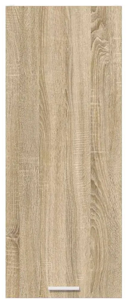 vidaXL Κρεμαστό ντουλάπι με αποθήκευση Δρύς Sonoma 40 x 31 x 100 εκ.