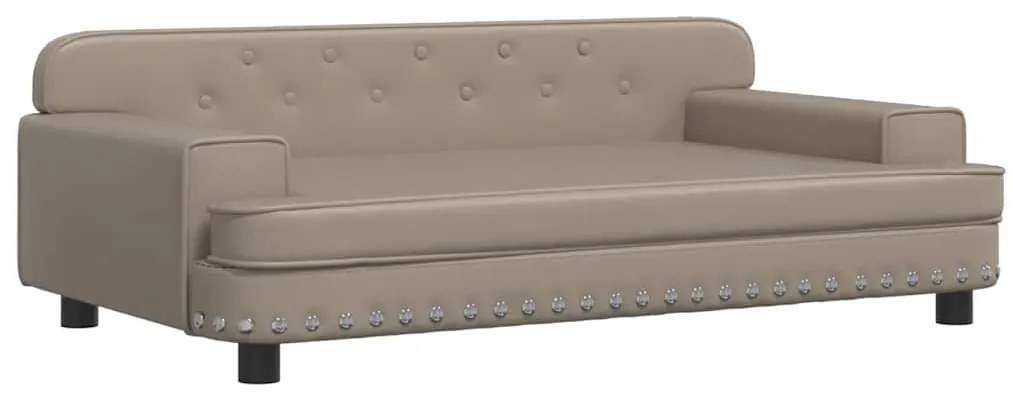 vidaXL Καναπές Παιδικός Καπουτσίνο 90x53x30 εκ. από Συνθετικό Δέρμα