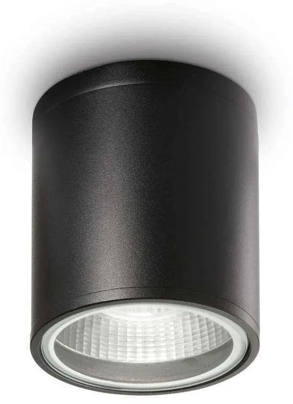 Φωτιστικό Οροφής-Σποτ Gun 122687 11x11,5cm 1xGU10 28W IP44 Black Ideal Lux