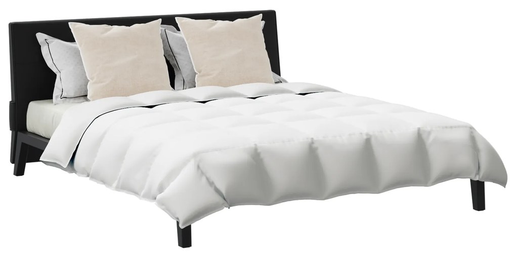vidaXL Πάπλωμα με μαξιλάρι 3 pcs Λευκό 200 x 200 cm Πούπουλο