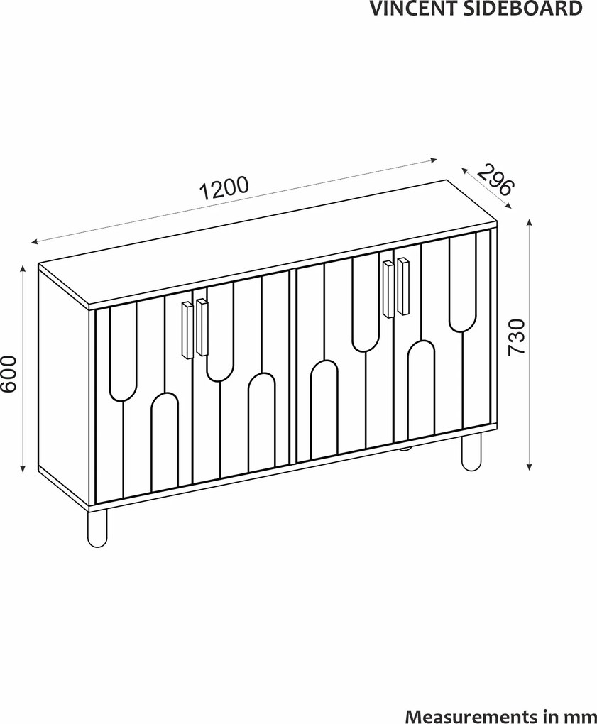 Console Vincent - White White
