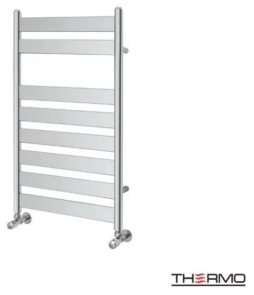 Thermo Largo Θερμαινόμενη πετσετοκρεμάστρα 80x50cm Chrome ΔΕΝ ΠΕΡΙΛΑΜΒΑΝΤΟΝΤΑΙ ΔΙΑΚΟΠΤΕΣ &amp; ΑΝΤΙΣΤΑΣΕΙΣ