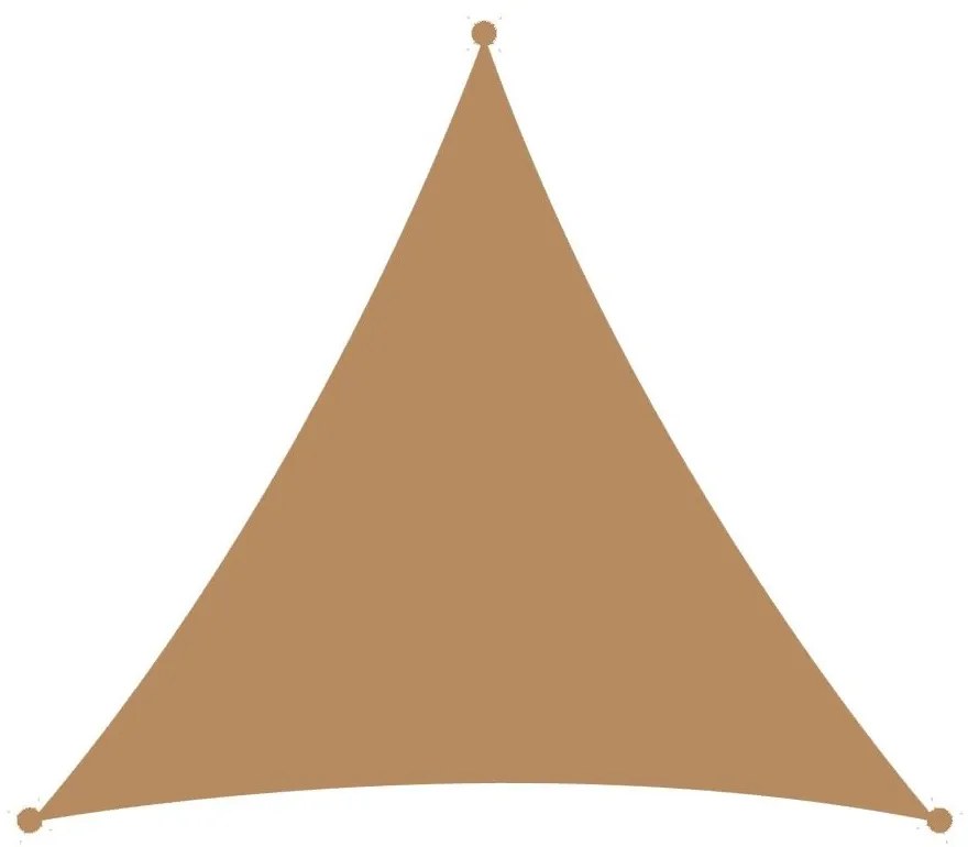 Τρίγωνο πανί σκίασης 230gsm 3,6x3,6x3,6μ. Άμμου