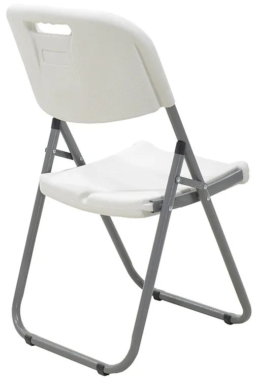 Καρέκλα catering-συνεδρίου πτυσσόμενη Edison pakoworld χρώμα λευκό