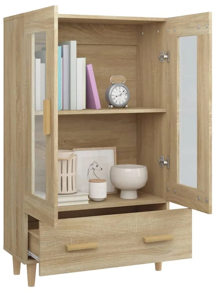 vidaXL Ντουλάπα Sonoma Δρυς 70 x 31 x 115 εκ. από Επεξεργασμένο Ξύλο