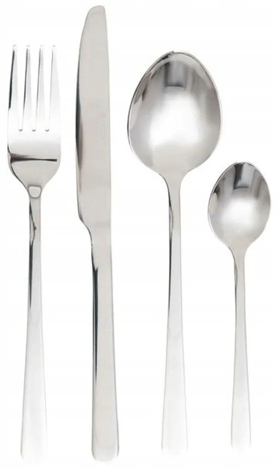 Μαχαιροπίρουνα Lugano (Σετ 24Τμχ) 215815 Inox 24 τμχ Stainless Steel