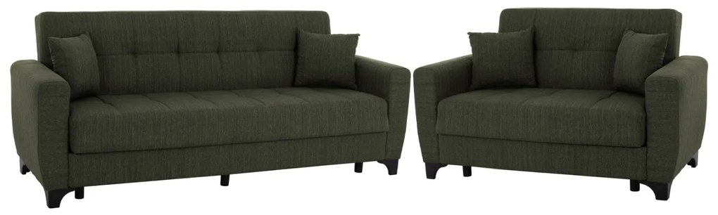 ΣΕΤ ΣΑΛΟΝΙΟΥ 2ΘΕΣΙΟΣ & 3ΘΕΣΙΟΣ FB911748.05-DARK OLIVE 9996331