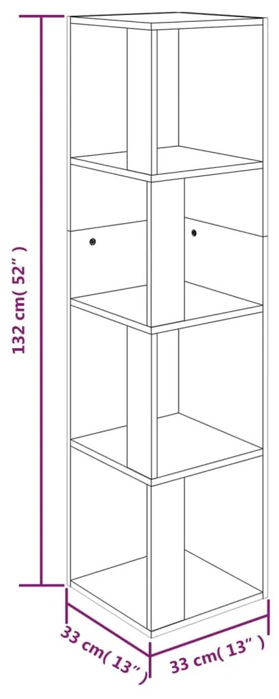 ΓΩΝΙΑΚΟ ΈΠΙΠΛΟ ΚΑΦΕ ΔΡΥΣ 33X33X132 ΕΚ. ΑΠΟ ΕΠΕΞΕΡΓ. ΞΥΛΟ 816025