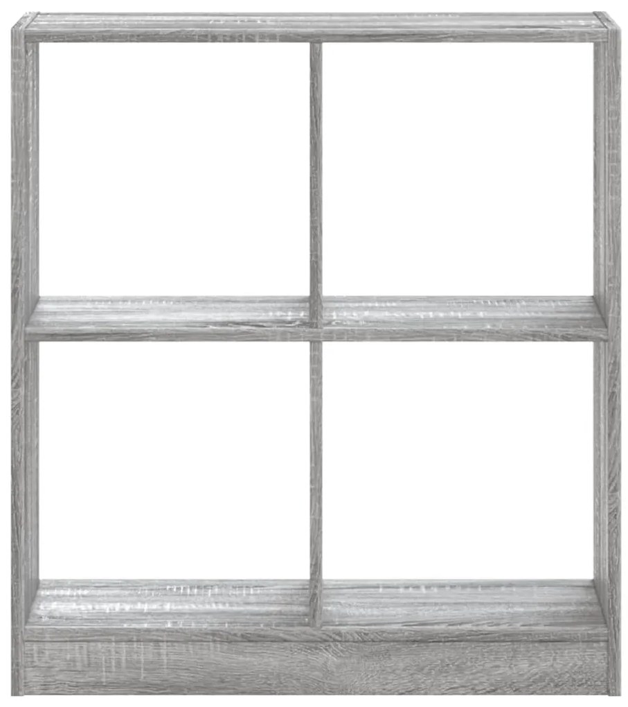 vidaXL Βιβλιοθήκη Γκρι Sonoma 68,5x32x75 κ. από Επεξεργ. Ξύλο