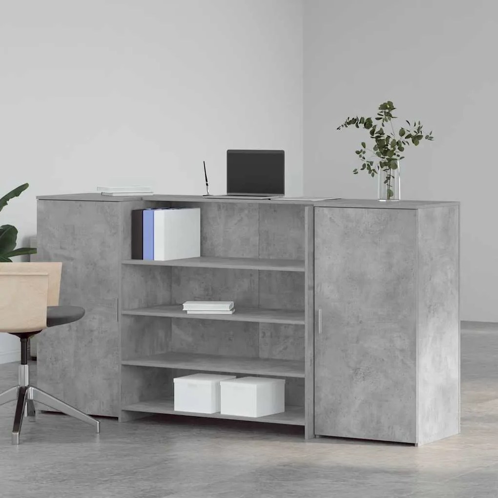 vidaXL Γραφείο υποδοχής 200x50x103,5 εκ. Επεξεργασμένο Ξύλο
