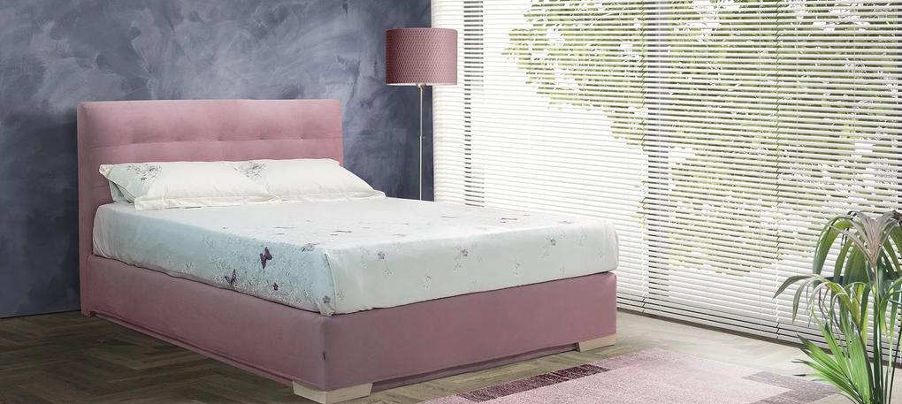 Κρεβάτι Floral με αποθηκευτικό χώρο - 160Χ215