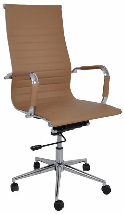 Καρέκλα γραφείου Mesa 369, Καφέ, 108x55x64cm, 14 kg, Με μπράτσα, Με ρόδες, Μηχανισμός καρέκλας: Κλίση | Epipla1.gr