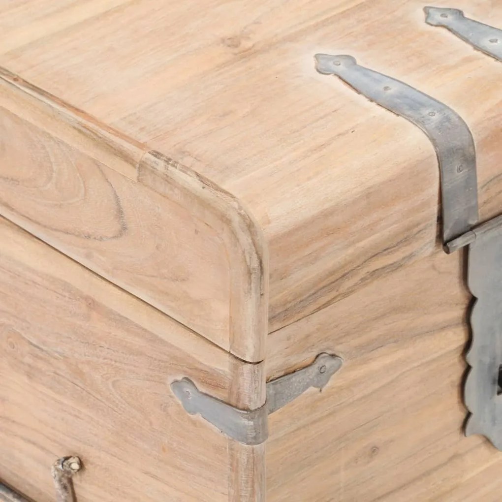 vidaXL Μπαούλο 40 x 40 x 40 εκ. από Μασίφ Ξύλο Ακακίας