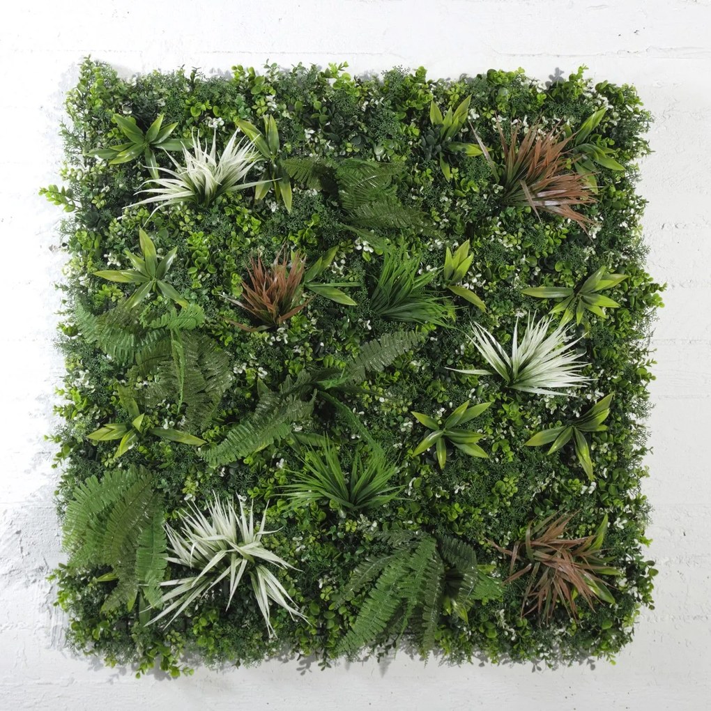 Supergreens Τεχνητή Φυλλωσιά Φτέρη με Πύξο 100x100 εκ