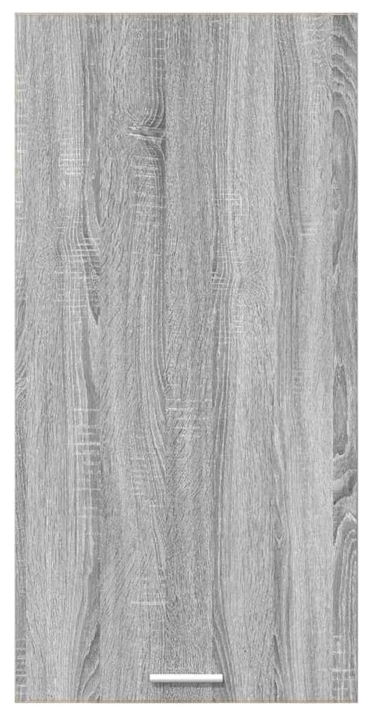 vidaXL Κρεμαστό ντουλάπι Γκρι Σομόνα και Λευκό 50 x 31 x 100 εκ.