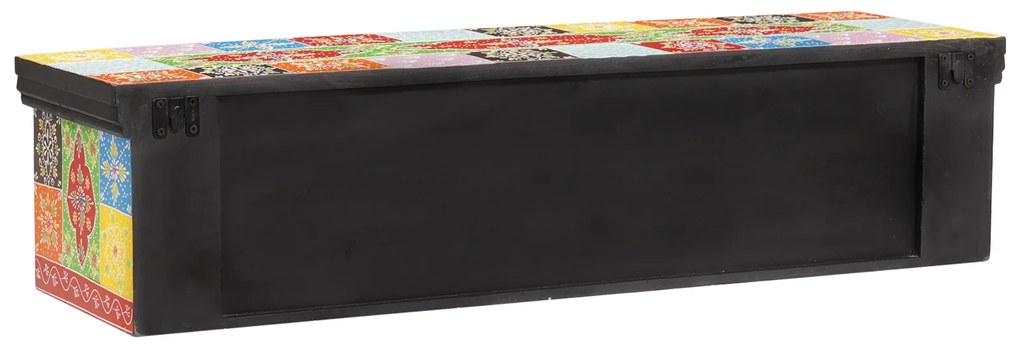 vidaXL Τοίχου Κάβ October TV 100x30x24 εκ. Μασίφ Ξύλο