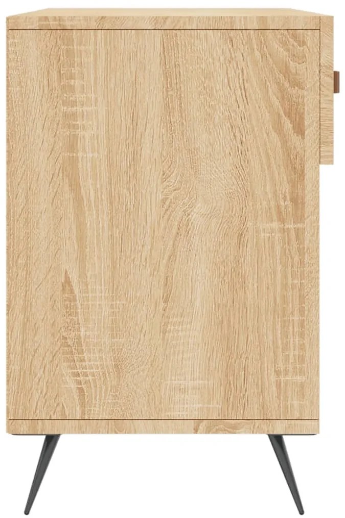 vidaXL Παπουτσοθήκη Sonoma Δρυς 102x35x55 εκ. από Επεξεργασμένο Ξύλο