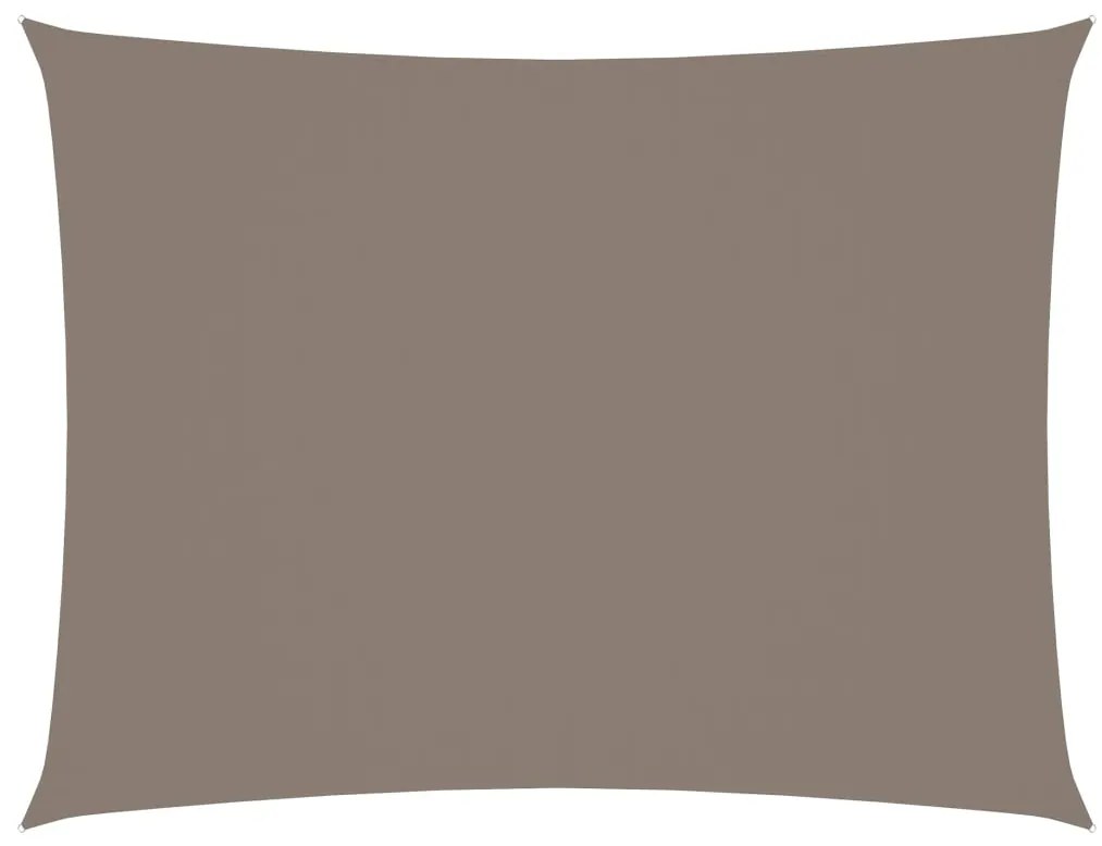 vidaXL Πανί Σκίασης Ορθογώνιο Taupe 6 x 7 μ. από Ύφασμα Oxford