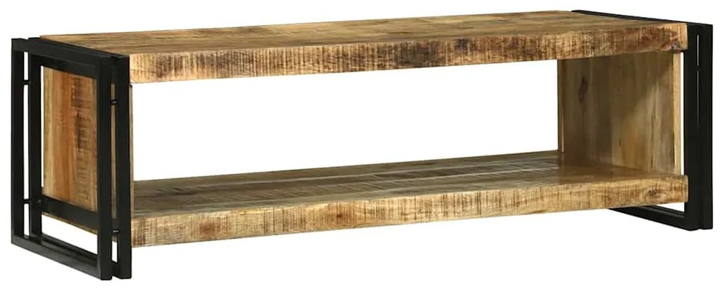 Τραπεζάκι σαλονιού Καφέ 120 x 50 x 38 εκ Στερεό ξύλο μάνγκο