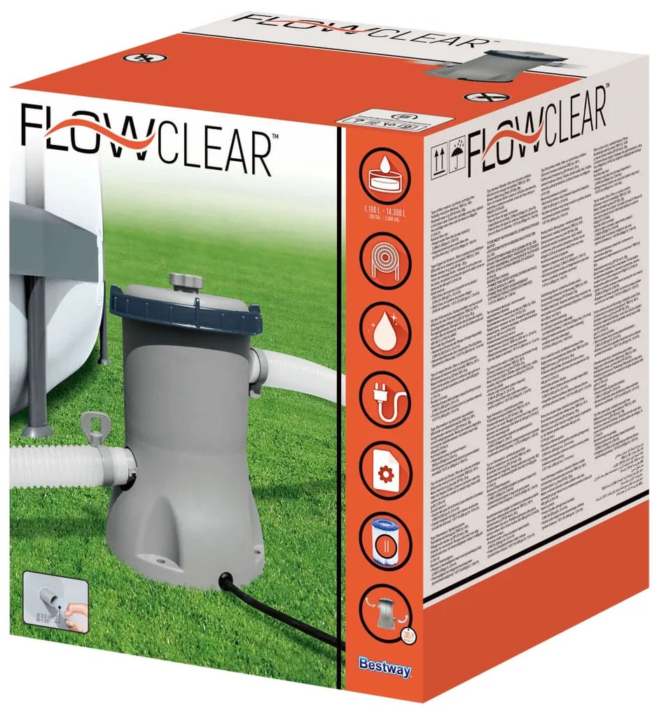 Bestway Αντλία / Φίλτρο Πισίνας Flowclear 2006 Λίτρα / Ώρα