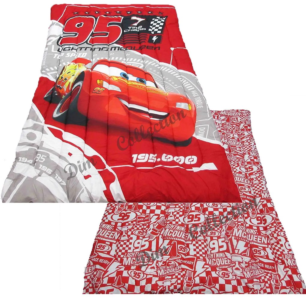 Πάπλωμα Μονό (160x250) 2 Όψεων Dimcol Micro Cars 04