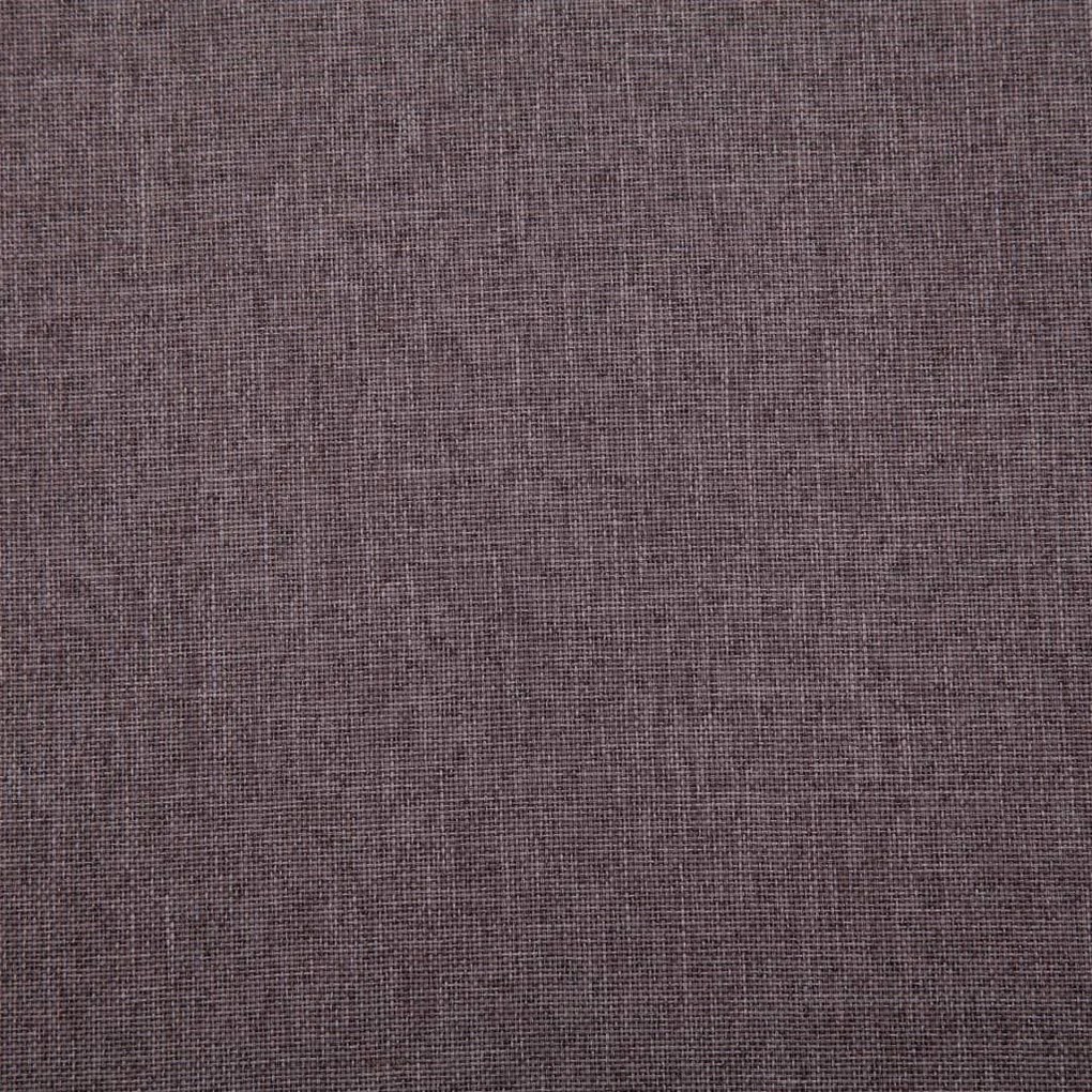 Καναπές Τριθέσιος Χρώμα Taupe Υφασμάτινος - Μπεζ-Γκρι